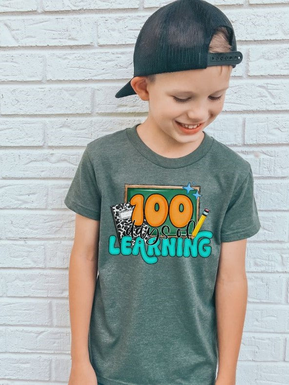 100 days of Learning (boy) - YOUTH - DTF