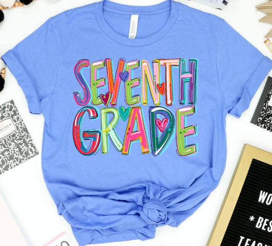 Seventh Grade (Cheery Designs - School) - DTF