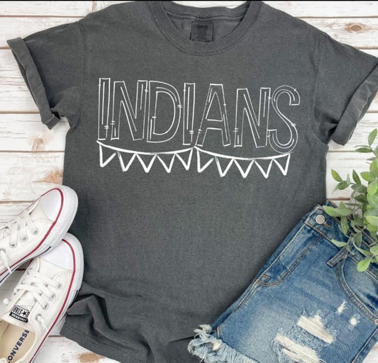 Indians (Sketchy Doodle Mascot) - DTF