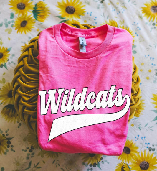 Wildcats (Aged Old School Mascot) - DTF