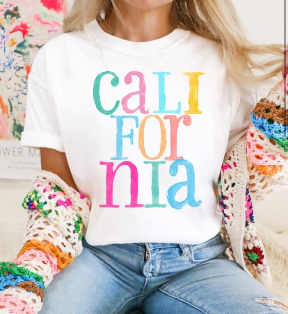 California (distressed watercolor) - DTF