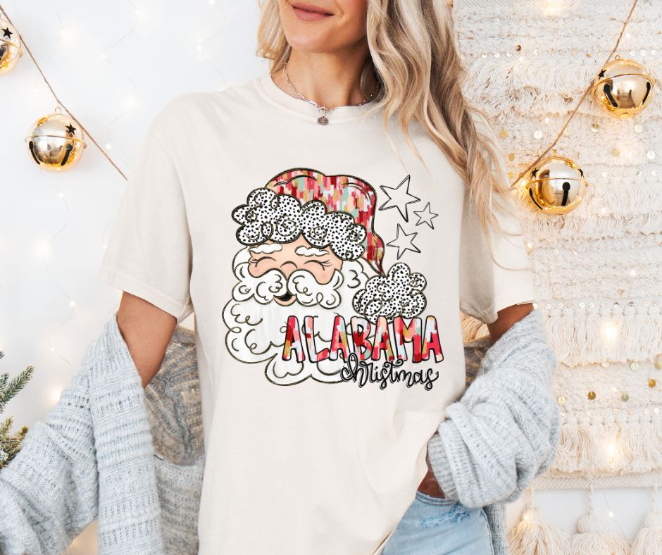 Alabama Christmas (Santa State) - DTF