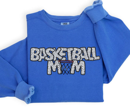 Basketball Mom (Hoop - Dalmatian Dots) - DTF