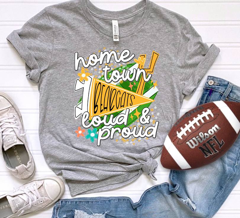 CUSTOM (Mascot - Home Town Loud & Proud) - Design/Mock Up