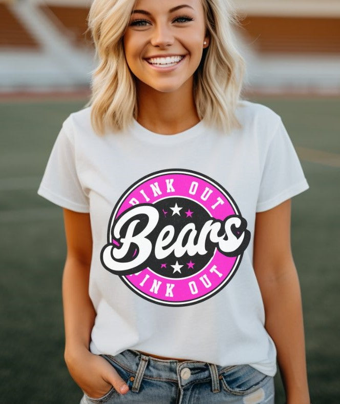 Bears (Pink Out Circle) - DTF