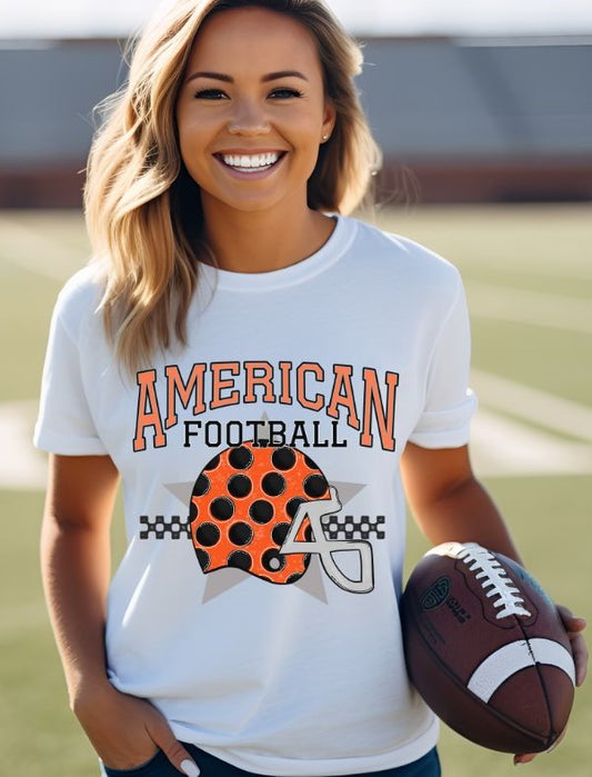 American Football (Black/Orange) - DTF