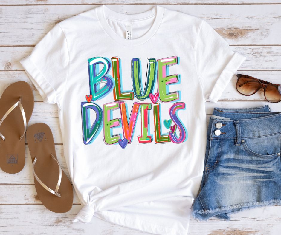 Blue Devils (Cheery Designs - Mascot) - DTF