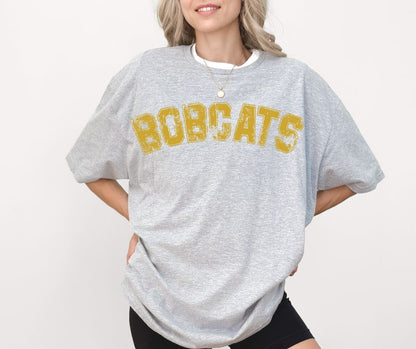 Bobcats (Distressed Arch) - DTF