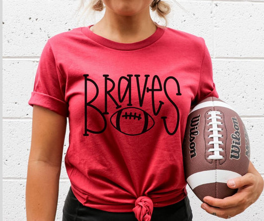 Braves (Doodle Football Mascots) - DTF