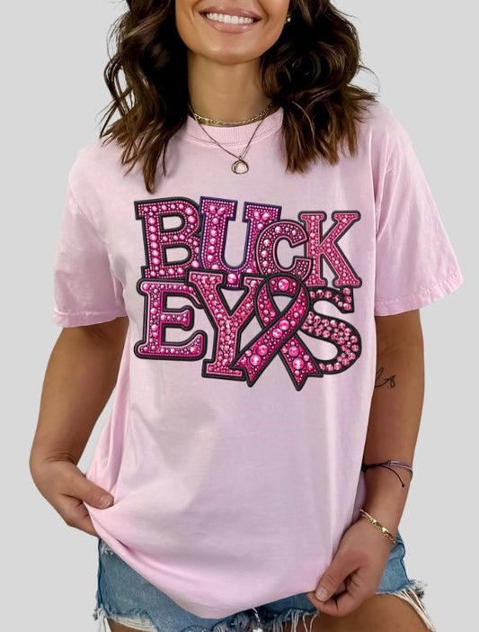 Buckeyes (PINK Faux Rhinestone Mascots) - DTF