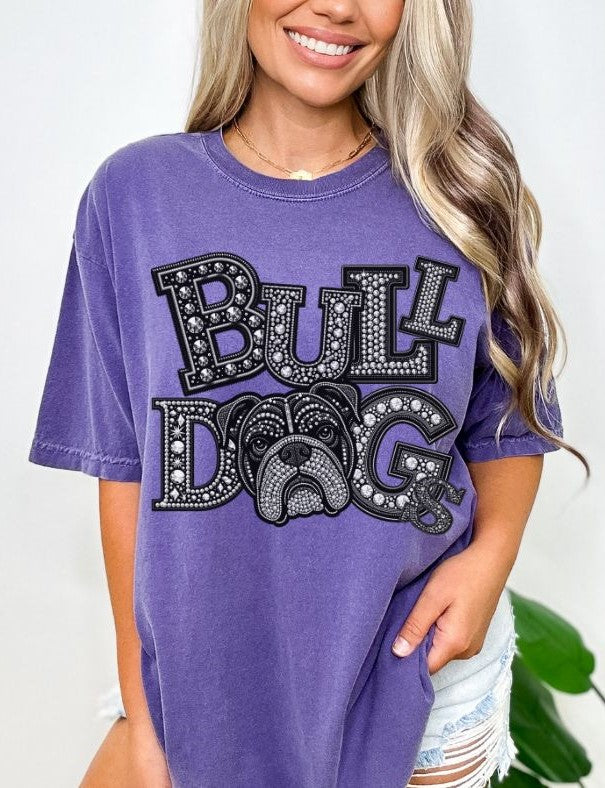 Bulldogs (Faux Rhinestone Mascots) - DTF