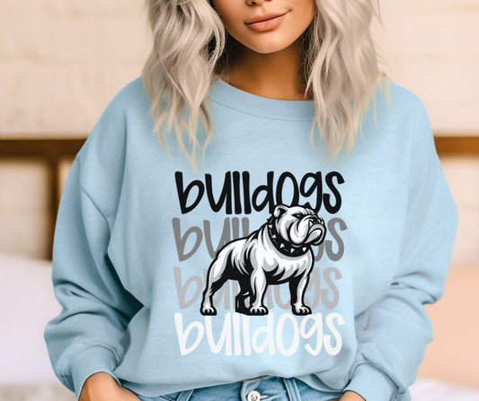 Bulldogs (Monochromatic Mascots) - DTF