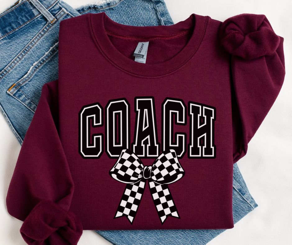 Coach (Checkered Bow) - DTF