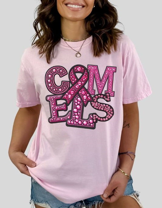 Camels (PINK Faux Rhinestone Mascots) - DTF