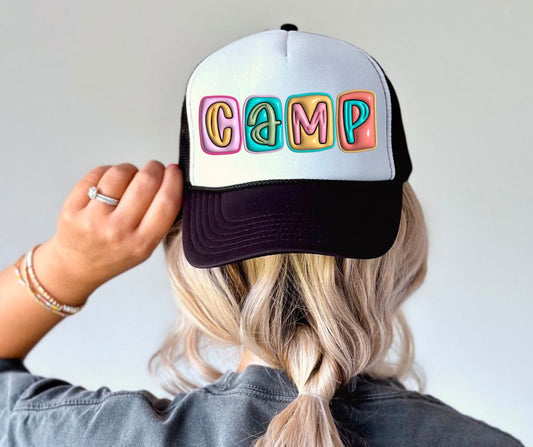 Camp (faux 3D look) - DTF