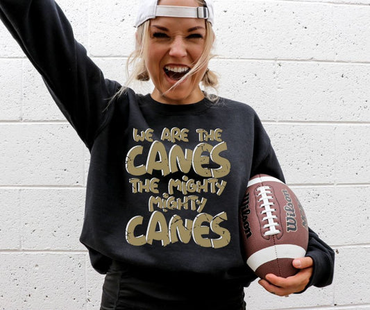 We are the mighty Canes (gold/white)  - DTF