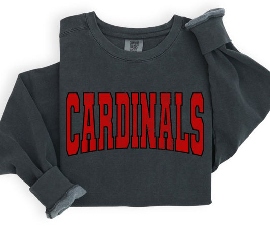 Cardinals (Outlined Arch - Red/Black) - DTF