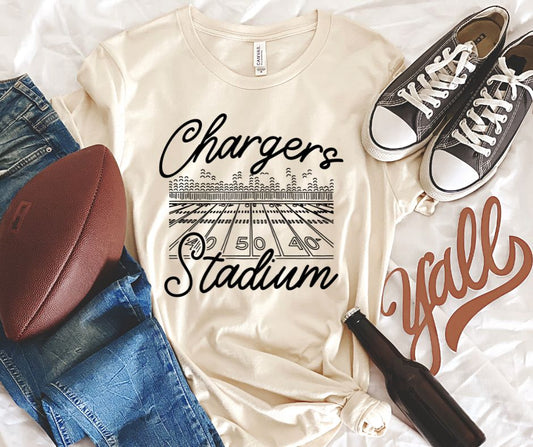 Chargers - Black (Mascots Stadium) - DTF