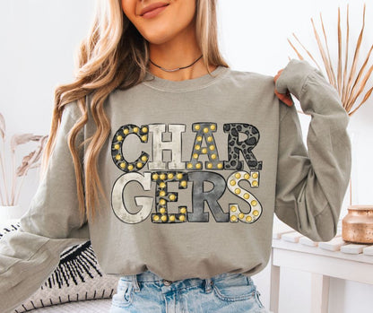 Chargers (Neutral Marquee Mascot) - DTF