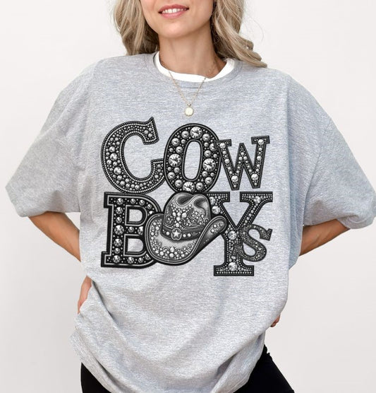 Cowboys 1 (Faux Rhinestone Mascots) - DTF