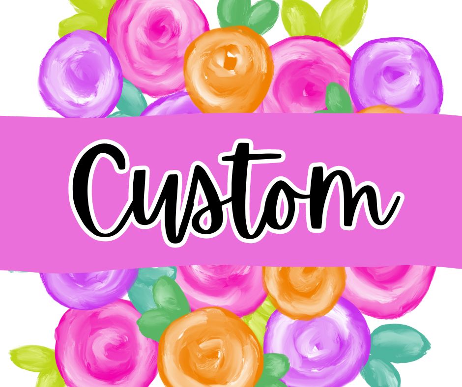 Custom Name (Mother's Day Floral Names) - Design/Mock Up