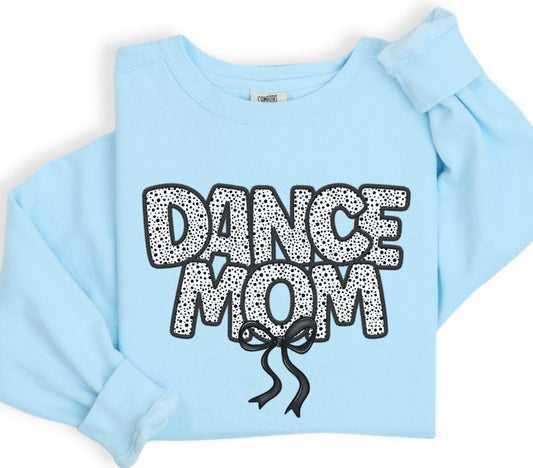 Dance Mom (Bow - Dalmatian Dots) - DTF