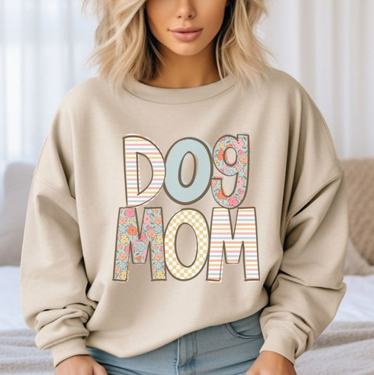 Dog Mom (Doodle Words - spring) - DTF