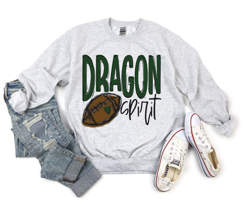 Team Go Spirit Dragon (Football - Dark Green) - DTF