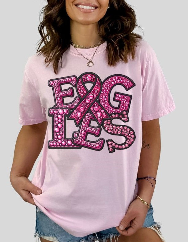 Eagles (PINK Faux Rhinestone Mascots) - DTF