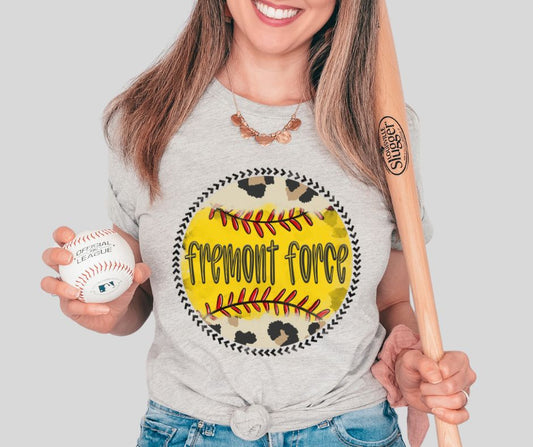 Fremont Force (Leopard Softball Mascot) - DTF