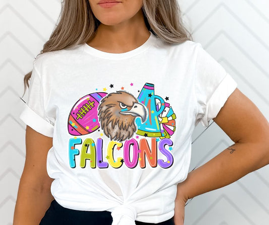 Falcons (Mascots - Bright Cheer and Football) - DTF