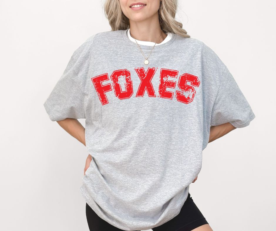 Foxes (Distressed Arch) - DTF