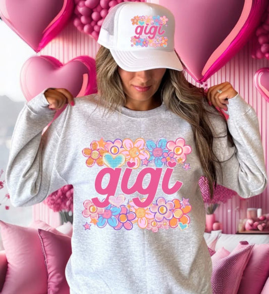 Gigi (Floral Heart Valentine Family Names) - DTF