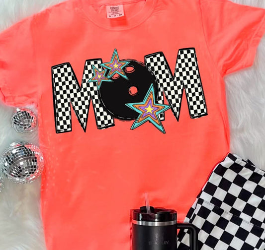 Bowling Mom (Pop Star Checkered) - DTF