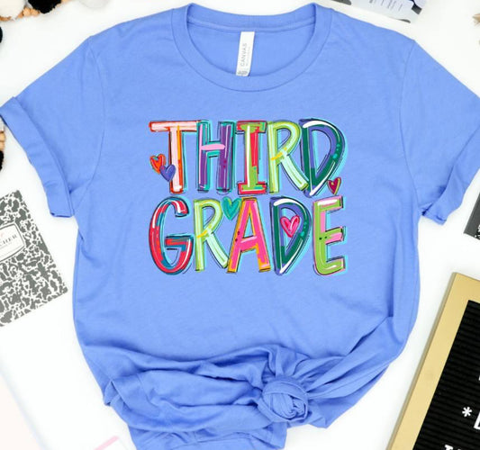 Third Grade (Cheery Designs - School) - DTF