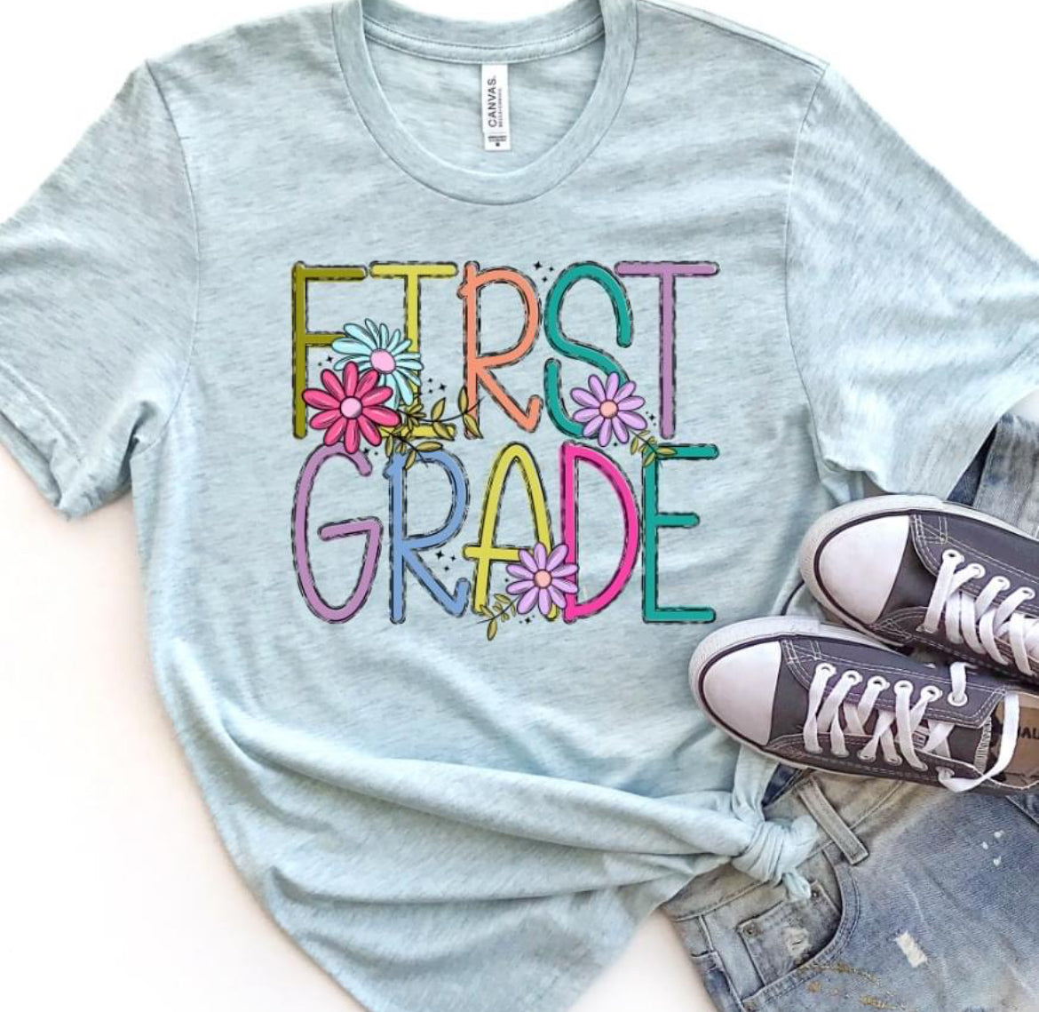 First Grade (Grade Level - Skinny Doodle) - DTF