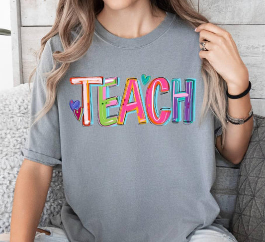 Teach (Cheery Designs - School) - DTF