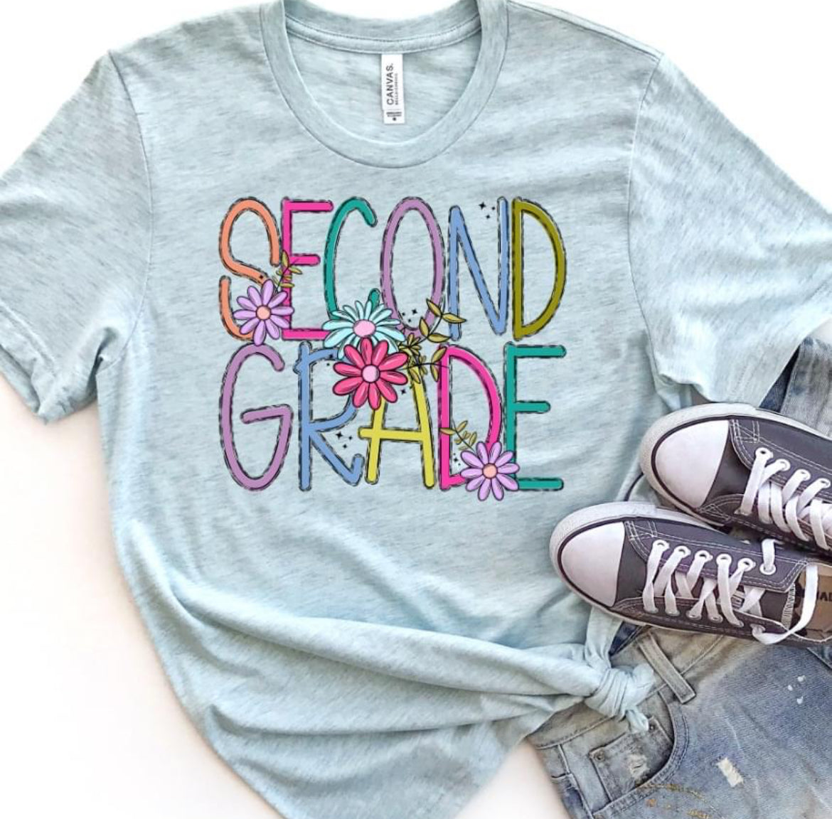 Second Grade (Grade Level - Skinny Doodle) - DTF