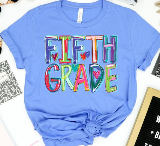 Fifth Grade (Cheery Designs - School) - DTF