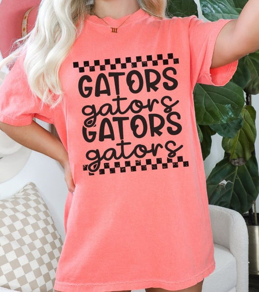 Gators (Stacked Single Color Mascot) - DTF