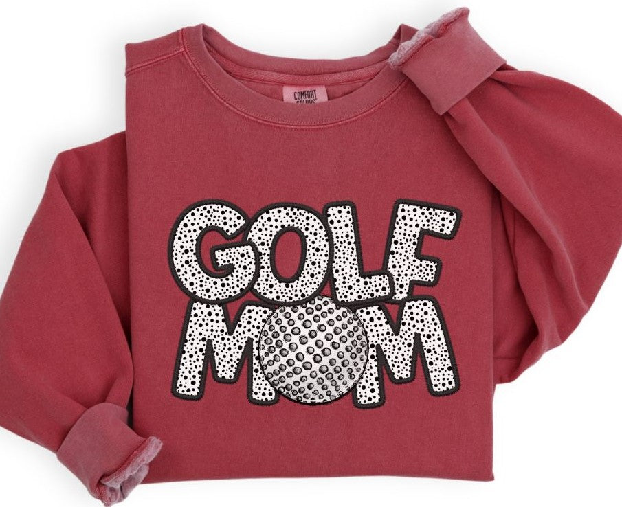 Golf Mom (Golf Ball - Dalmatian Dots) - DTF