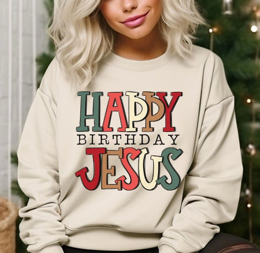 Happy Birthday Jesus - DTF