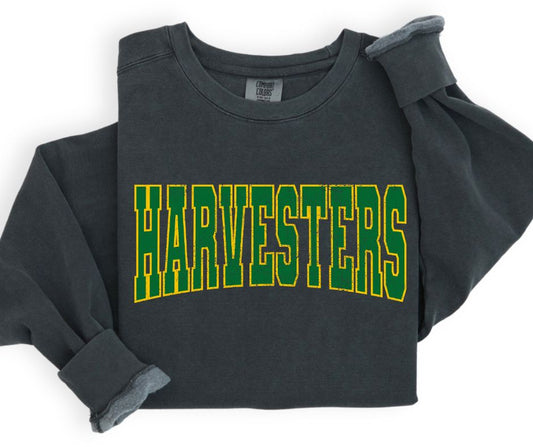 Harvesters (Outlined Arch - Kelly Green/Yellow Gold) - DTF