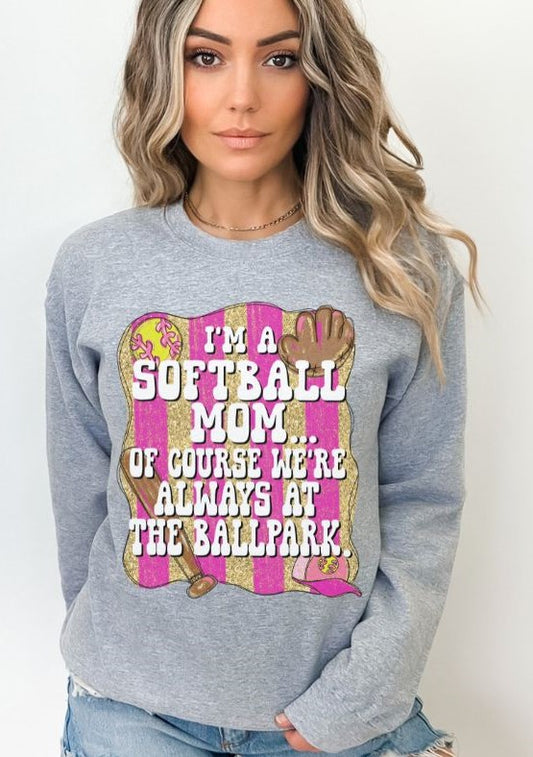 I'm a Softball Mom (ballpark) - DTF