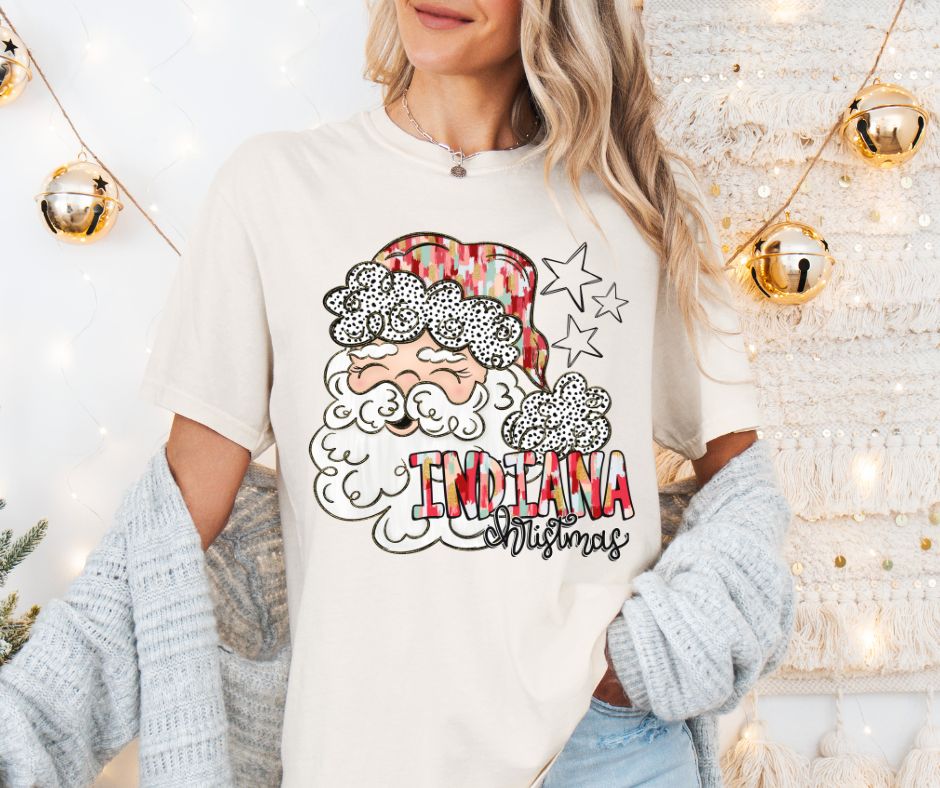 Indiana Christmas (Santa State) - DTF