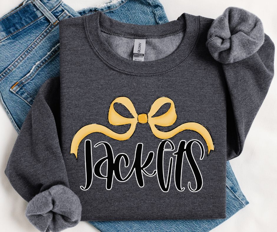 Jackets (Yellow Gold Bow) - DTF