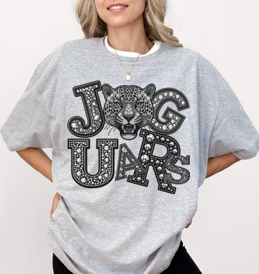 Jaguars (Faux Rhinestone Mascots) - DTF