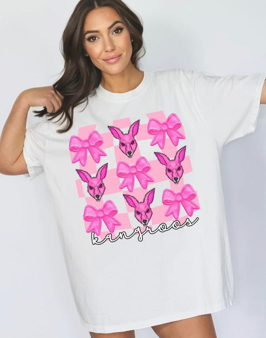 Kangaroos (Coquette Bows/Mascot collage) - DTF