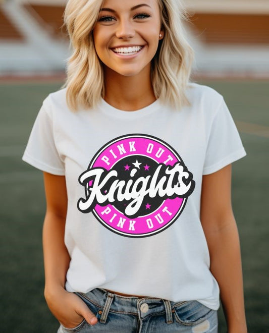 Knights (Pink Out Circle) - DTF