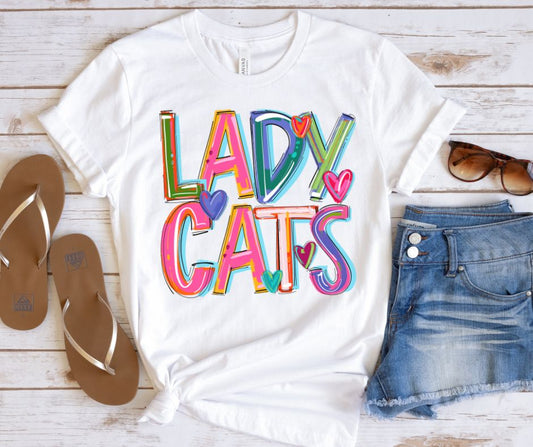 Lady Cats (Cheery Designs - Mascot) - DTF